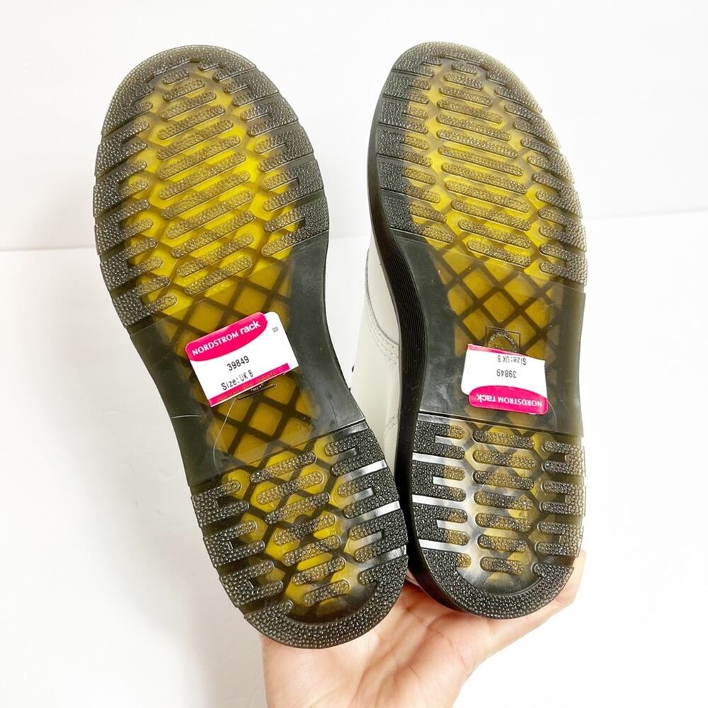 DR. MARTENS WOMENS ZAVALA WHITE COMBATS SIZE 10 WOMEN NEW - Picture 5 of 5